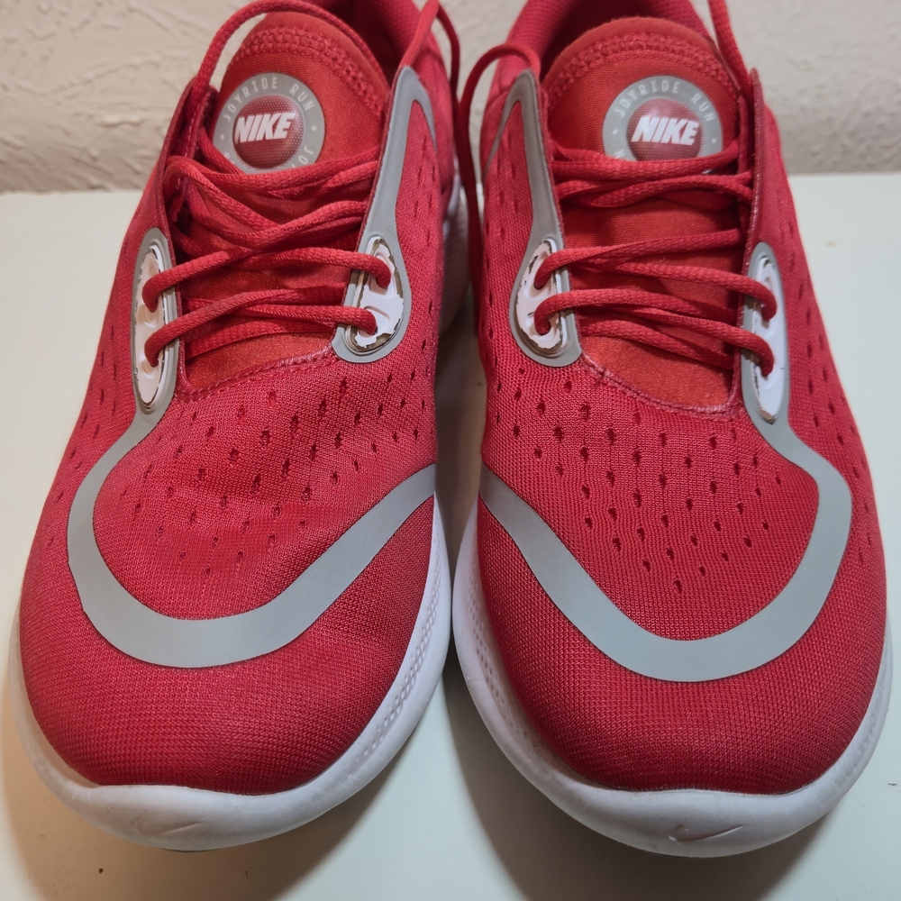 Nike Kids Red and White Sneakers